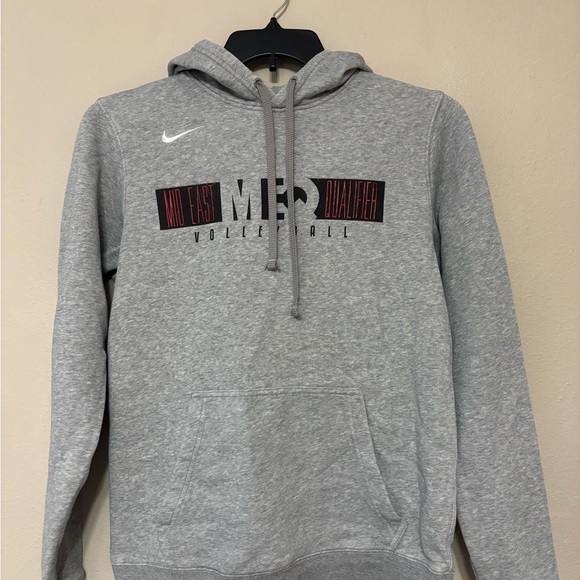Nike Gray Sweatshirt Hoodie Athletic Wear - Picture 1 of 5